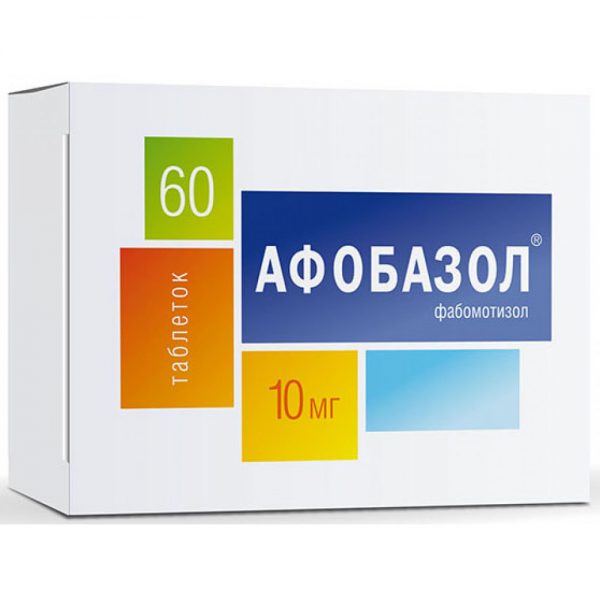 Афобазол таблетки 10 мг, 60 шт - Бактерия